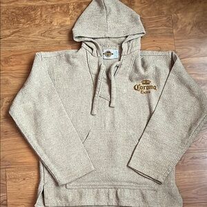 Corona Beige Hoodie Sweatshirt